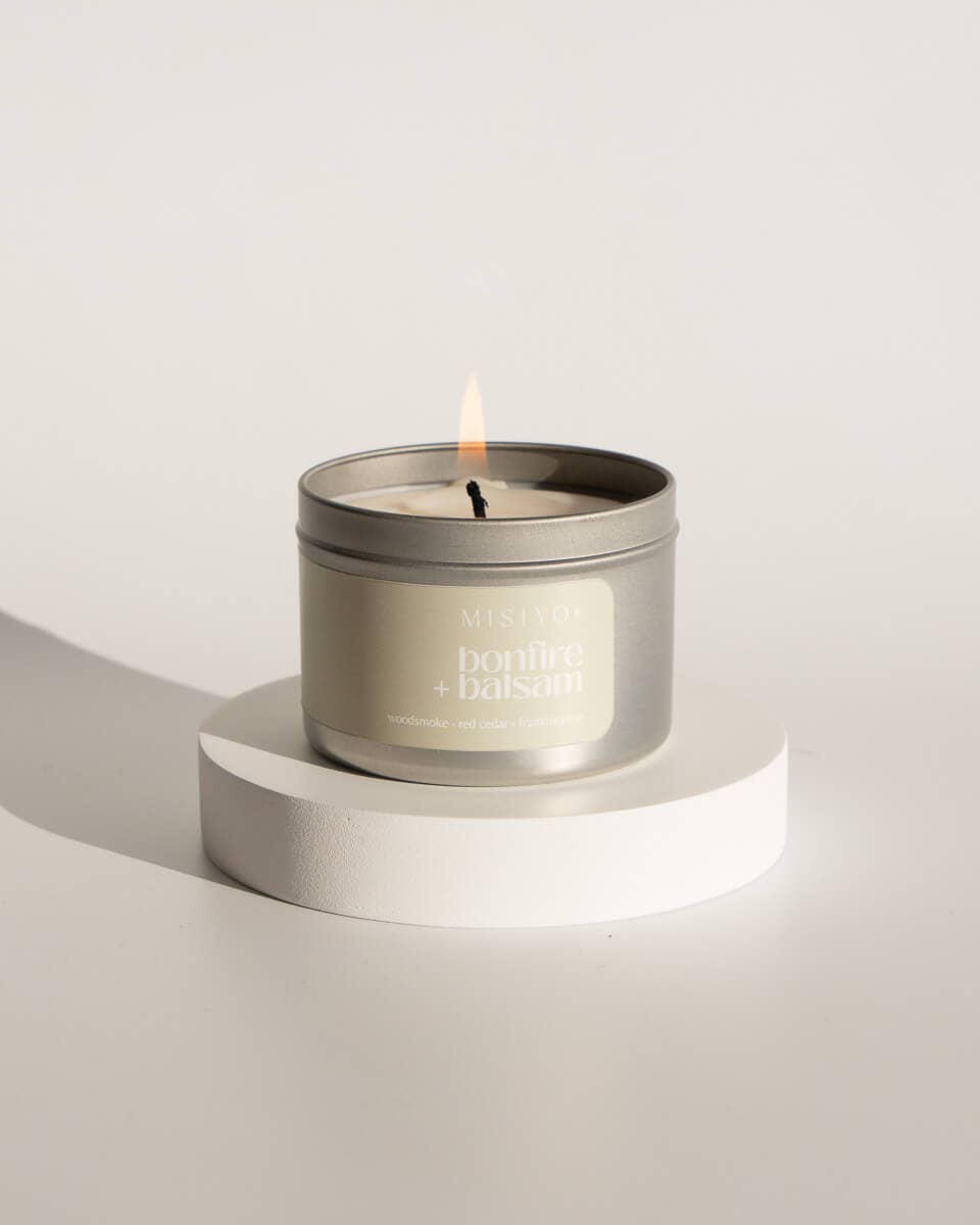 Bonfire + Balsam | Beeswax Blend Candle Tin