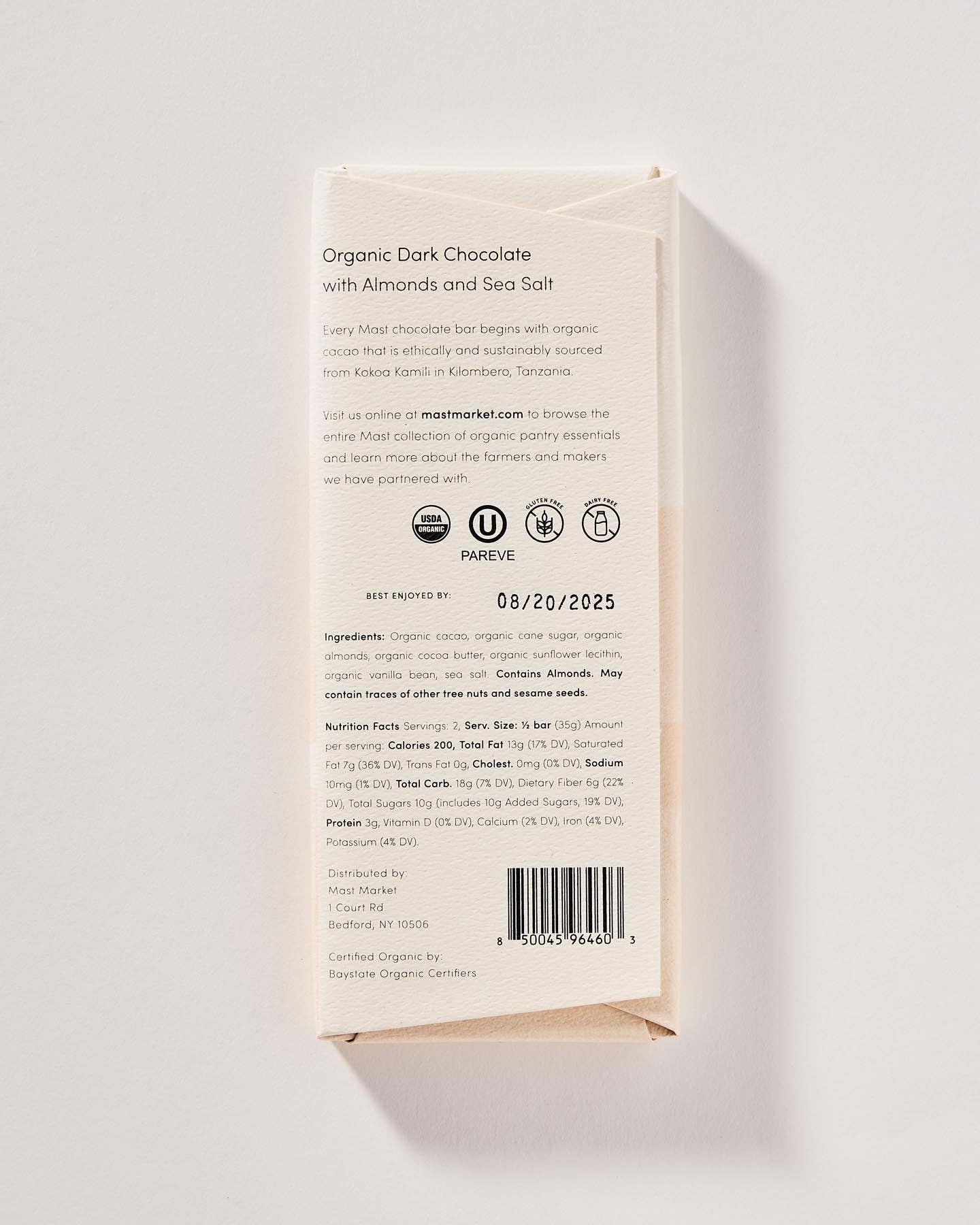 MAST Organic Chocolate Bar